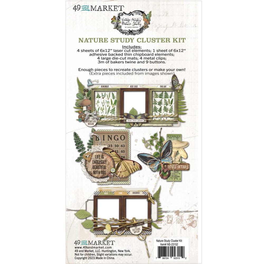 Scrapbooking: 49 And Market Cluster Kit-Nature Study