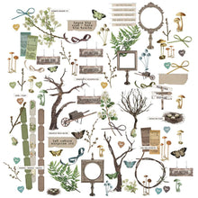 Load image into Gallery viewer, Embellishments: 49 and Market-Nature Study Laser Cut Outs-General Elements
