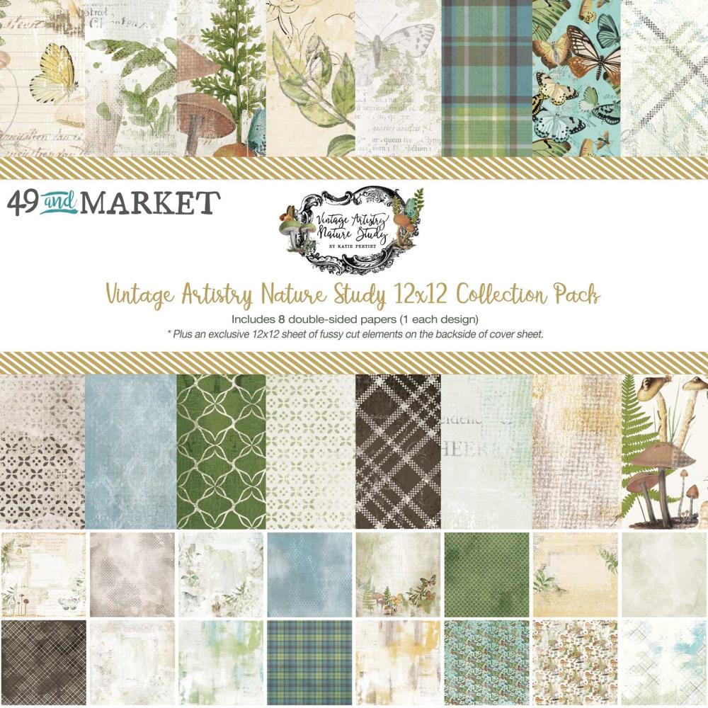12x12 Paper Kit: 49 And Market Collection Pack 12