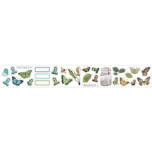 Load image into Gallery viewer, Embellishments: 49 and Market-Washi Sticker Roll-Nature Study Wings
