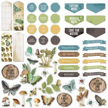 Load image into Gallery viewer, Embellishments: 49 and Market Nature Study Chipboard Set
