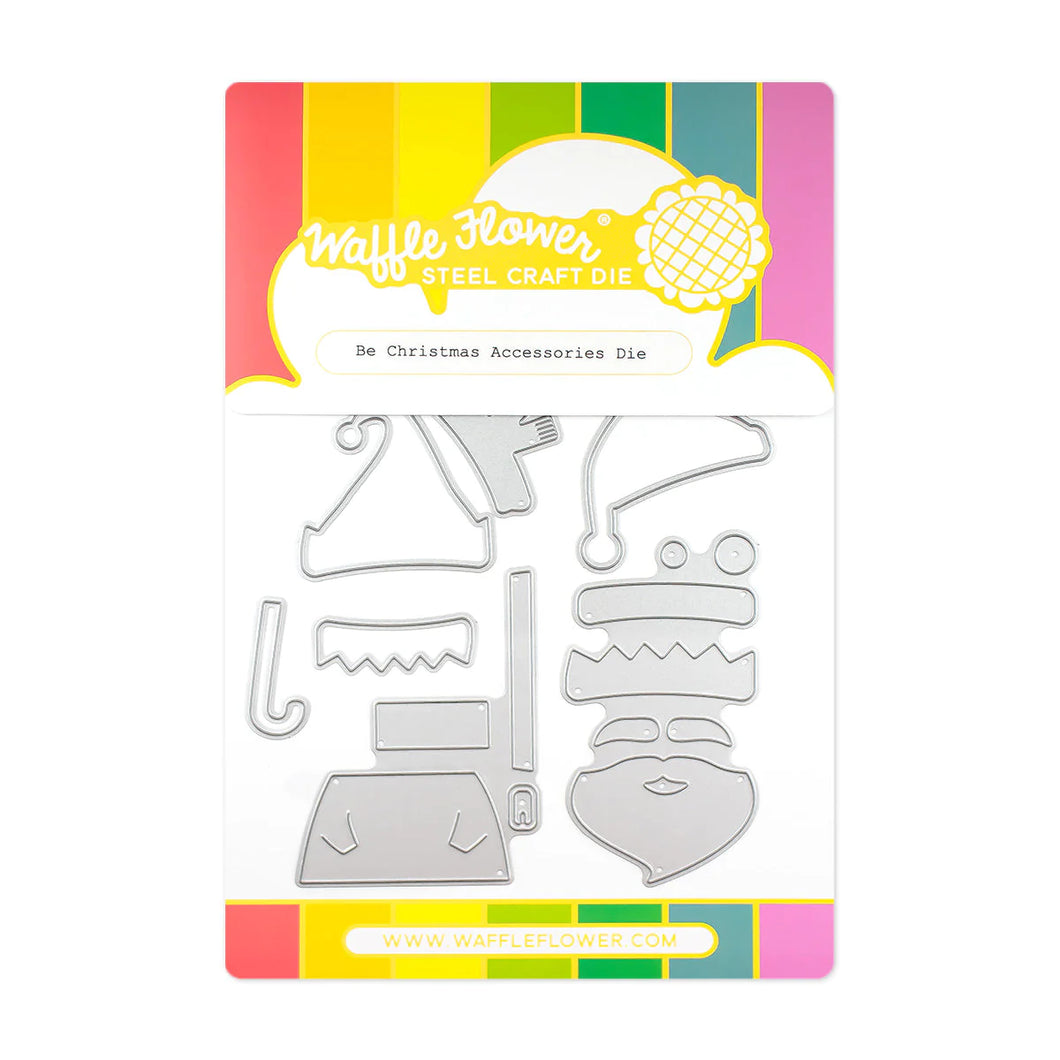 Dies: Waffle Flower Crafts-Be Christmas Accessories Die Set