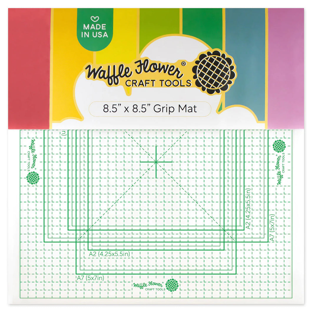 Crafting Tools: Waffle Flower Crafts-8.5x8.5 Grip Mat