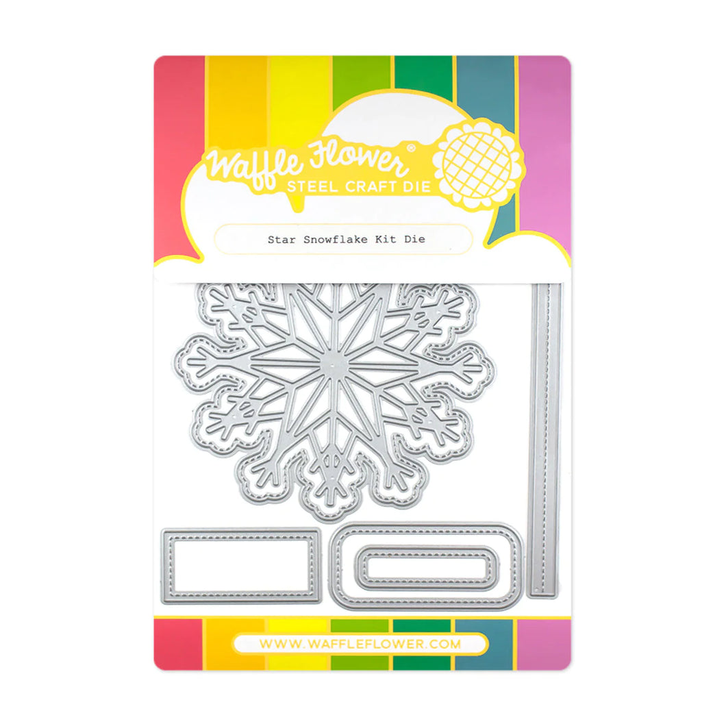 Dies: Waffle Flower Crafts-Star Snowflake Kit Die