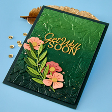 Load image into Gallery viewer, Dies:  Spellbinders - Layered Get Well Soon Etched Dies
