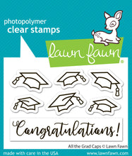 Load image into Gallery viewer, Stamps: Lawn Fawn-All the Grad Caps
