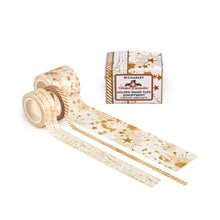 Load image into Gallery viewer, Embellishments: 49 And Market Washi Tape Set-Golden, Christmas Spectacular 2023 3/Pkg
