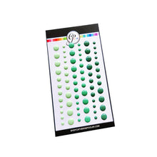 Load image into Gallery viewer, Embellishments: Catherine Pooler Designs-Party Greens Enamel Dots
