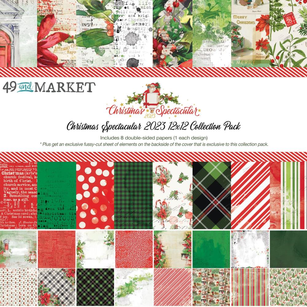 12x12 Paper: 49 And Market Collection Pack-Christmas Spectacular 2023 12