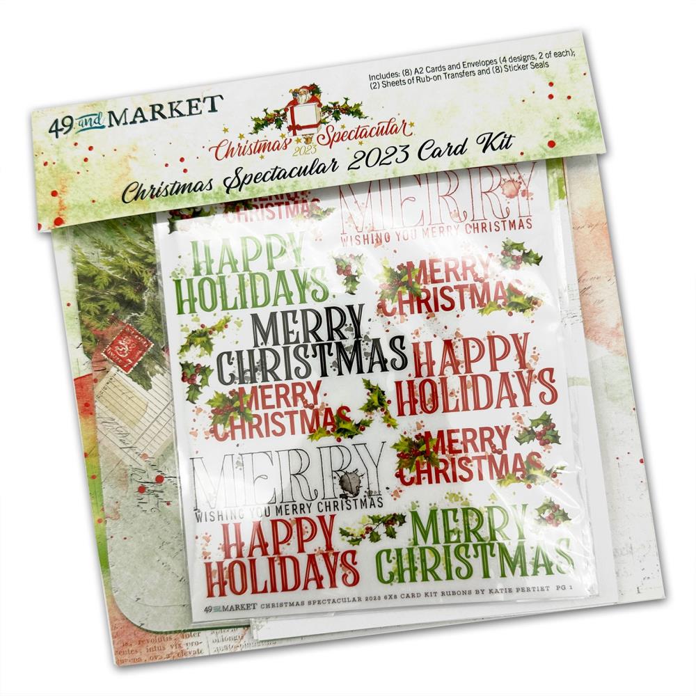 Card Kit: 49 And Market Card Kit-Christmas Spectacular 2023