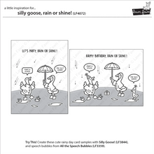 Load image into Gallery viewer, Stamps: Lawn Fawn-Silly Goose, Rain or Shine!
