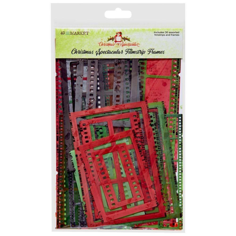 Embellishments: 49 And Market Filmstrip Frames-Christmas Spectacular 2023