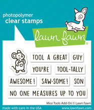Load image into Gallery viewer, Stamps: Lawn Fawn-Mice Tools Add-on
