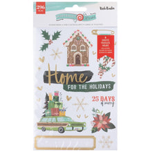 Load image into Gallery viewer, Embellishments: Vicki Boutin Peppermint Kisses Sticker Book-W/Gold Foil Accents 296/Pkg
