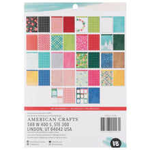 Load image into Gallery viewer, Specialty Paper: American Crafts Double-Sided Paper Pad Peppermint Kisses 6&quot;X8&quot; 36/Pkg
