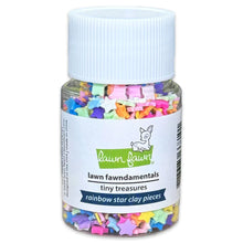 Load image into Gallery viewer, Embellishments: Lawn Fawn-Rainbow Star Clay Pieces

