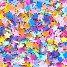 Load image into Gallery viewer, Embellishments: Lawn Fawn-Rainbow Star Clay Pieces
