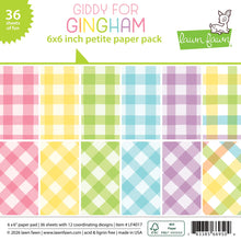 Load image into Gallery viewer, 6x6 Paper: Lawn Fawn-Giddy for Gingham
