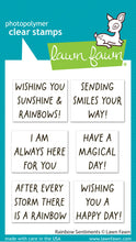 Load image into Gallery viewer, Stamps: Lawn Fawn-Rainbow Sentiments
