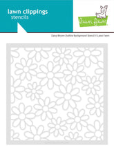 Load image into Gallery viewer, Stencils: Lawn Fawn-Daisy Bloom Outline Backgound
