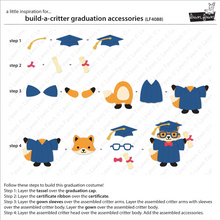 Load image into Gallery viewer, Dies: Lawn Fawn-Build-A-Critter Graduation Accessories
