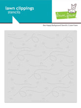 Load image into Gallery viewer, Stencils: Lawn Fawn-Bee Happy Background Stencils
