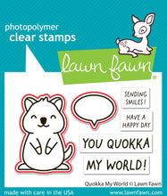Load image into Gallery viewer, Dies: Lawn Fawn-Quokka My World
