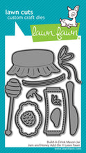 Load image into Gallery viewer, Dies: Lawn Fawn-Build-A-Drink Mason Jar Jam and Honey Add-On
