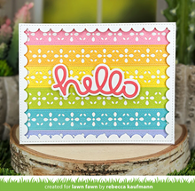 Load image into Gallery viewer, Dies: Lawn Fawn-Folksy Petal Border
