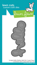 Load image into Gallery viewer, Dies: Lawn Fawn-Scripty Smile Outline Add-On
