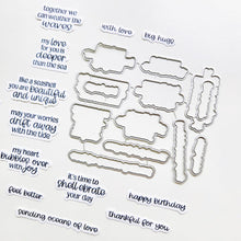Load image into Gallery viewer, Dies: Catherine Pooler Designs - Beautiful Seas Sentiments Dies
