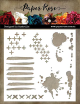 Load image into Gallery viewer, Stencil: Paper Rose Studio-Mark Maker 1 6x6 Stencil
