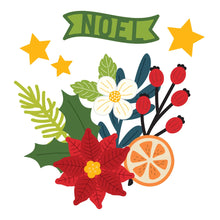 Load image into Gallery viewer, Dies: Spellbinders-Festive Floral Mix Etched Dies
