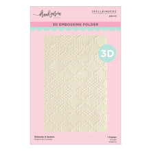 Load image into Gallery viewer, Embossing Folders: Spellbinders-Ribbons &amp; Seams 3D Embossing Folder

