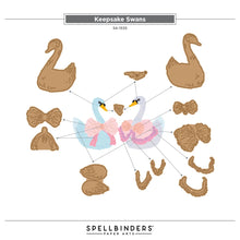 Load image into Gallery viewer, Dies: Spellbinders-Keepsake Swans Etched Dies
