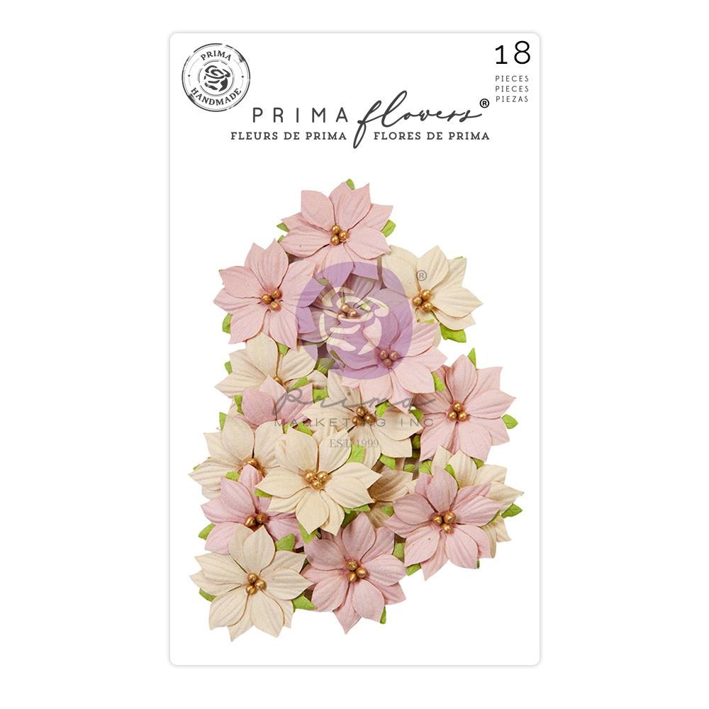 Fleurs Prima Marketing En Papier - Bronze Cloisonné, Mix Coloré, 6 Pièces