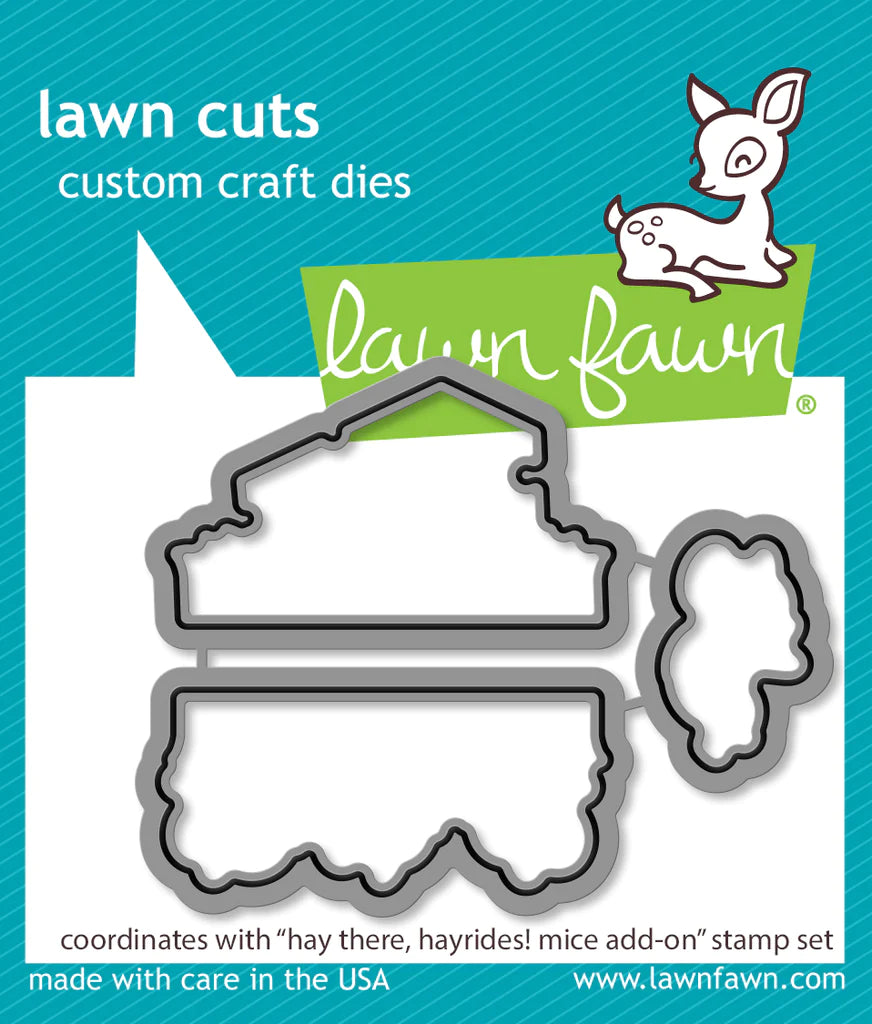 Dies: Lawn Fawn-Hay There, Hayrides! Mice Add-On