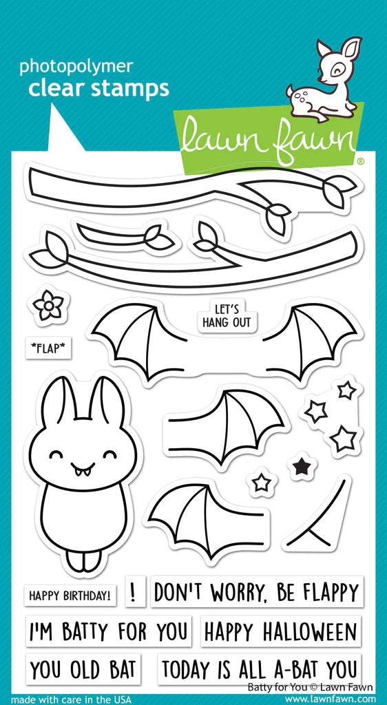 Stamps: Lawn Fawn-Batty For You