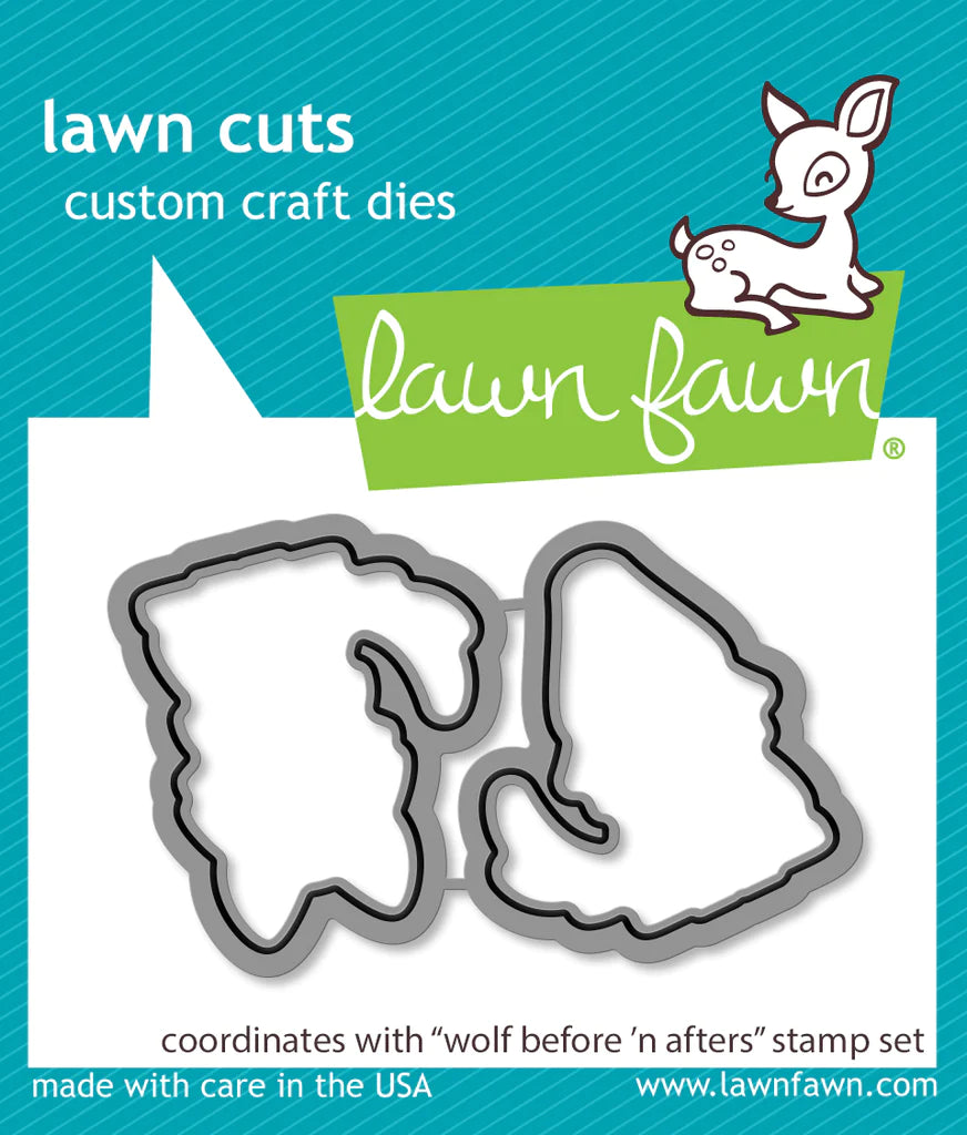 Dies: Lawn Fawn-Wolf Before ‘n Afters Lawn Cuts