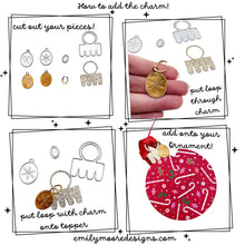 Load image into Gallery viewer, Dies: Emily Moore Designs-So Charming - Ornament Charm Die Set
