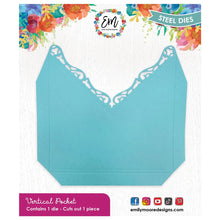 Load image into Gallery viewer, Dies: Emily Moore Designs-Vertical Pocket Die
