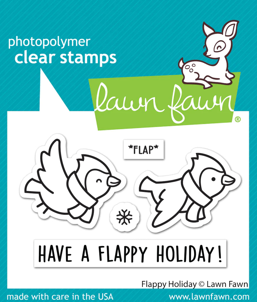 Stamps: Lawn Fawn-Flappy Holiday