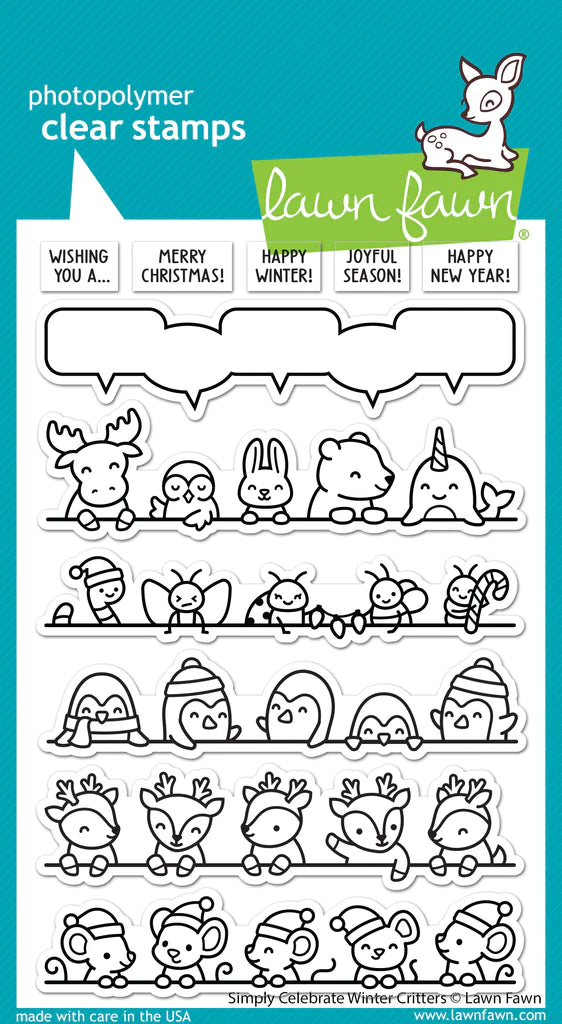 Stamps: Lawn Fawn-Simply Celebrate Winter Critters