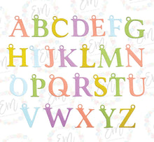 Load image into Gallery viewer, Dies: Emily Moore Designs-Alphabet Charm Dies
