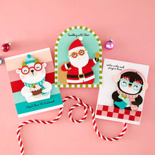 Load image into Gallery viewer, Stamp &amp; Die Cut: Spellbinders-Spectacular Holiday Sentiments Stamp &amp; Die Set
