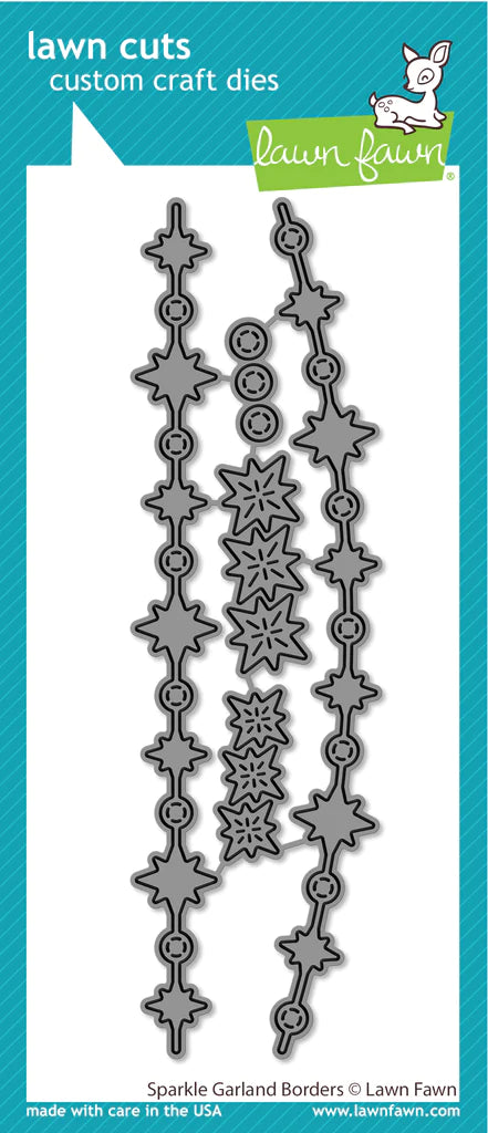 Dies: Lawn Fawn-Sparkle Garland Borders