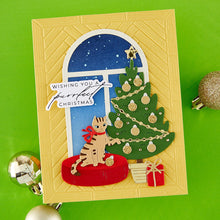 Load image into Gallery viewer, Embossing: Spellbinders-A2 Herringbone Decor 3D Embossing Folder by Yana Smakula
