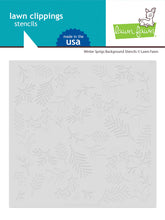 Load image into Gallery viewer, Stencils: Lawn Fawn-Winter Sprigs Background Stencils
