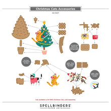 Load image into Gallery viewer, Dies: Spellbinders-Christmas Cats Accessories Etched Dies by Yana Smakula
