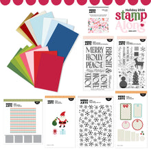 Load image into Gallery viewer, Card Making Kit and Virtual Class: Hero Arts-Holiday Stamp Along October 2026
